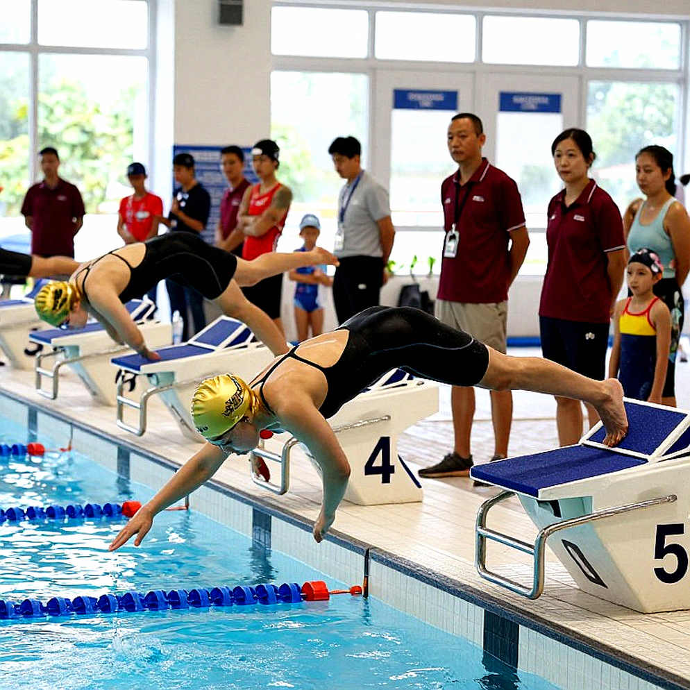Mitsunaga bơi 23,19 giây ở vòng loại 50m bướm Aichi–Nagoya: kỷ lục Đại hội và khoảng cách 0,28 giây với Arkhangelskiy